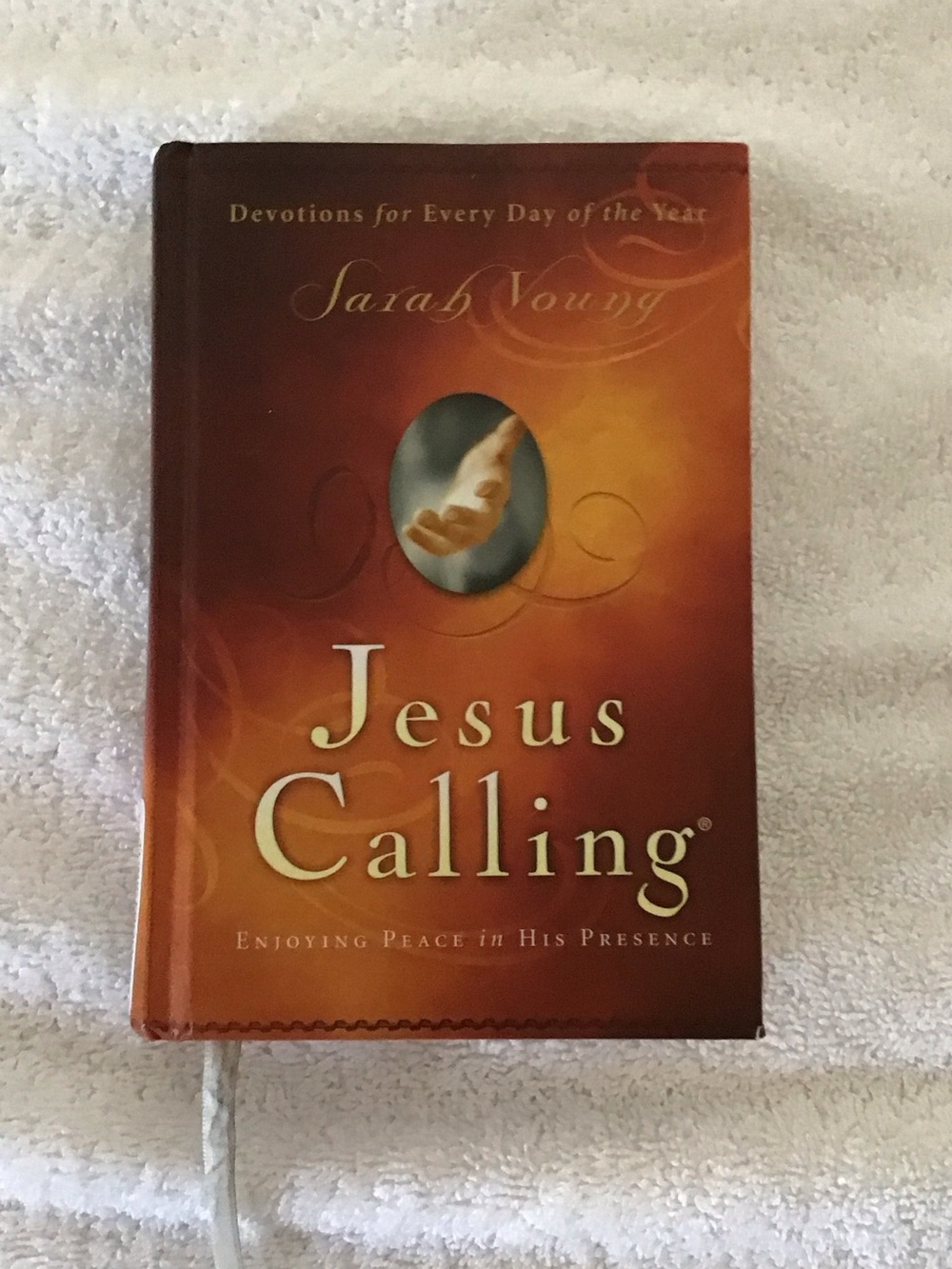 Jesus Calling Devotional Book by - Orange